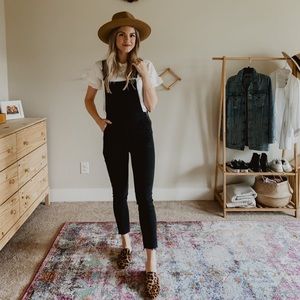 Madewell Demi-boot Black Overalls